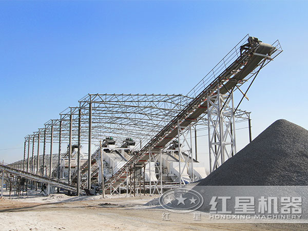 时产300吨砂石料生产线