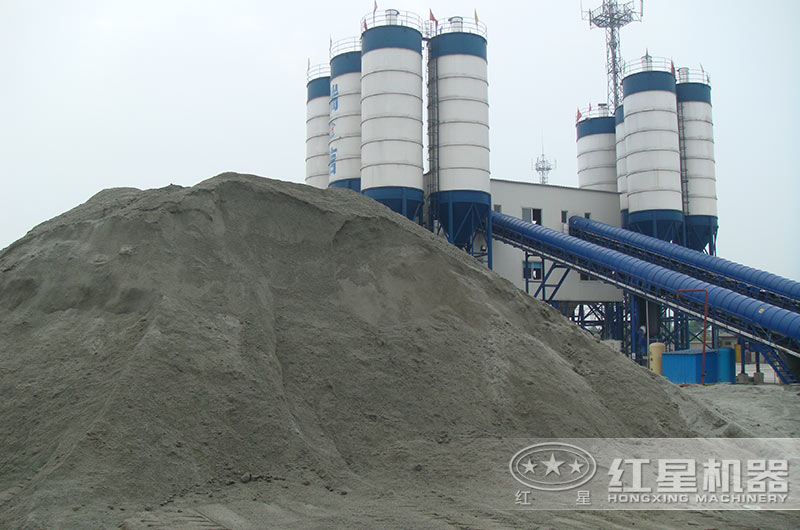 煤矸石制沙成品用于商砼