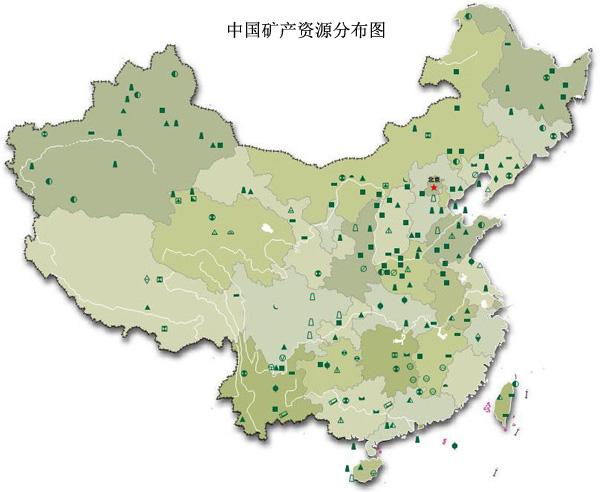 中国稀土矿分布图片